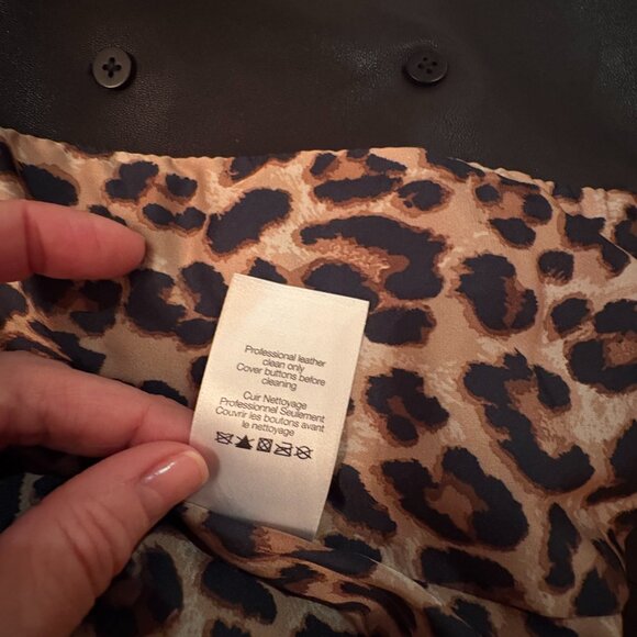 Veronica Beard Black Leather Jacket - Picture 6 of 7